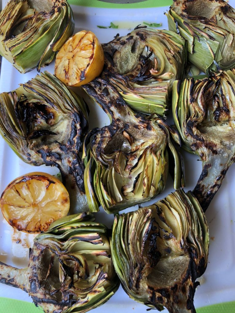 Grilled Artichokes